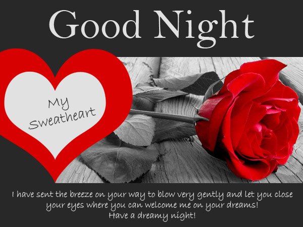 Highly Romantic Good Night Messages &Images For Couples.