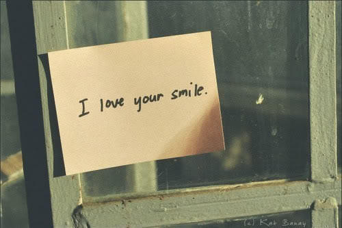 your smile is sweet